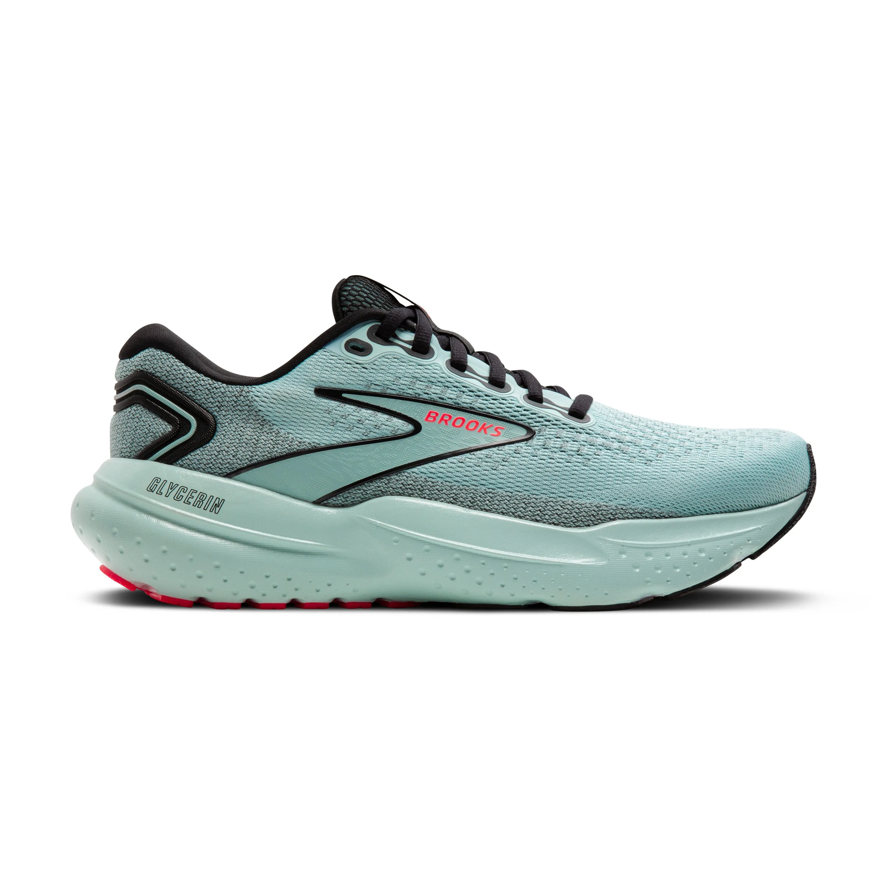 Women's Brooks Glycerin 21 Color: Cloud/Black/Pink