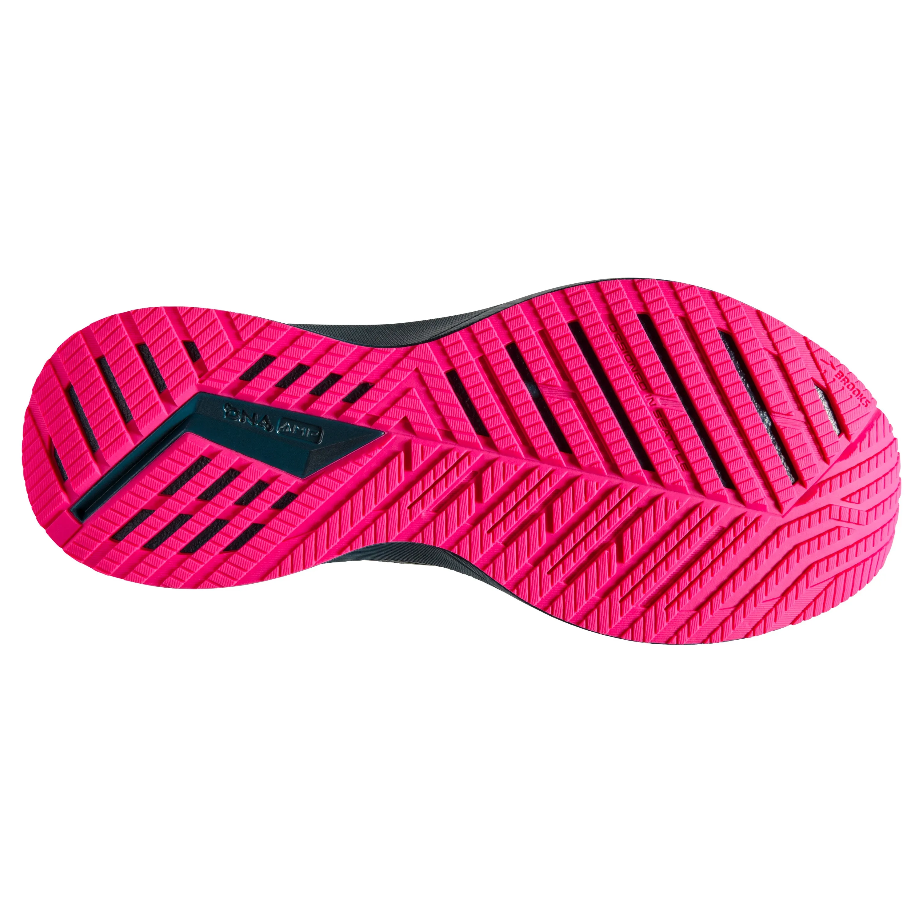 Women's Brooks Levitate StealthFit 5 Color: Black/Blue/Pink