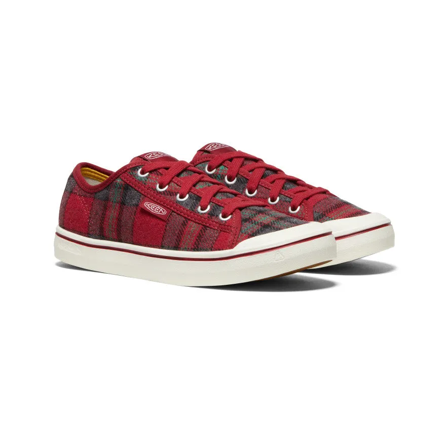 Women's Elsa V Sneaker  |  Red Plaid/Red Dahlia