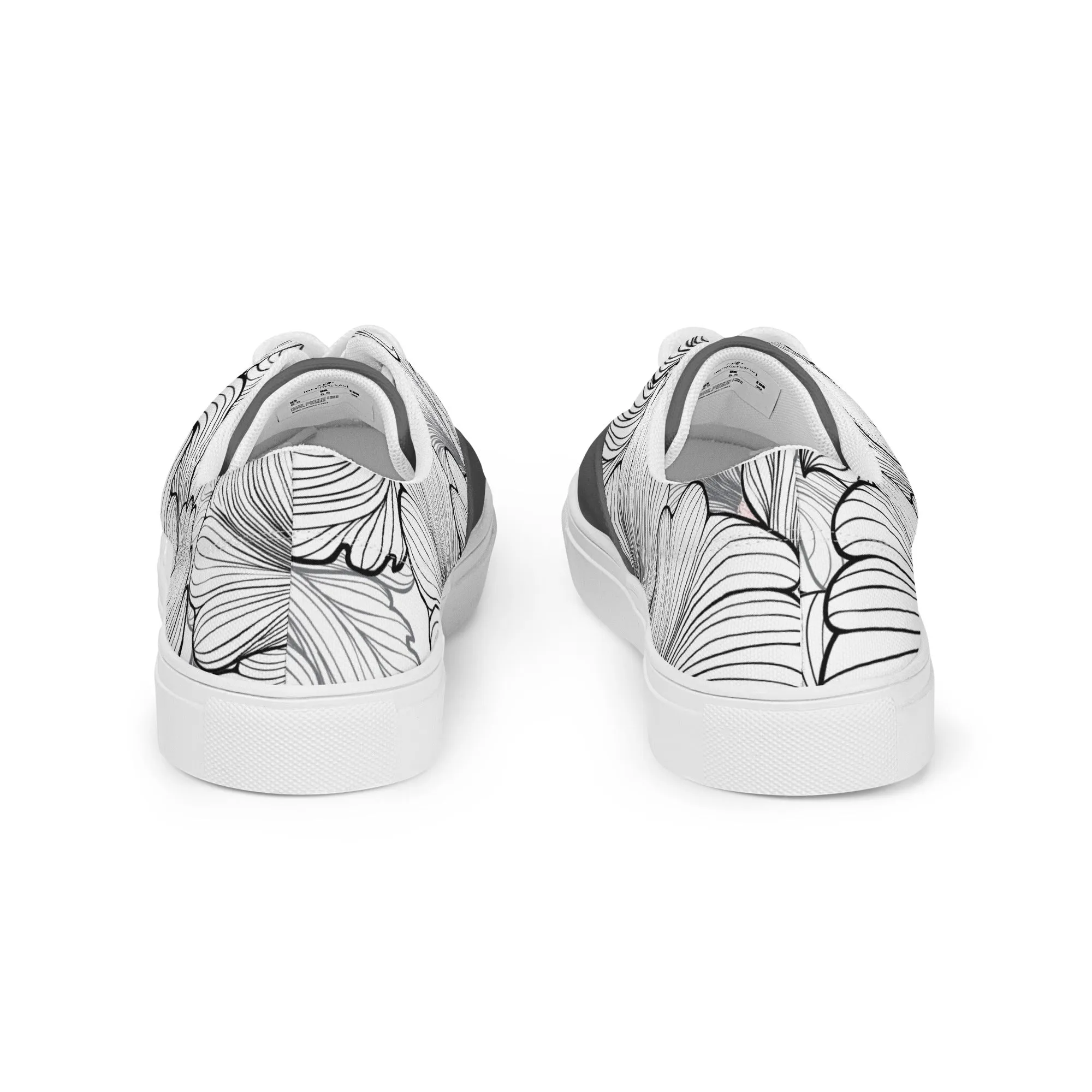 Women’s lace-up canvas shoes