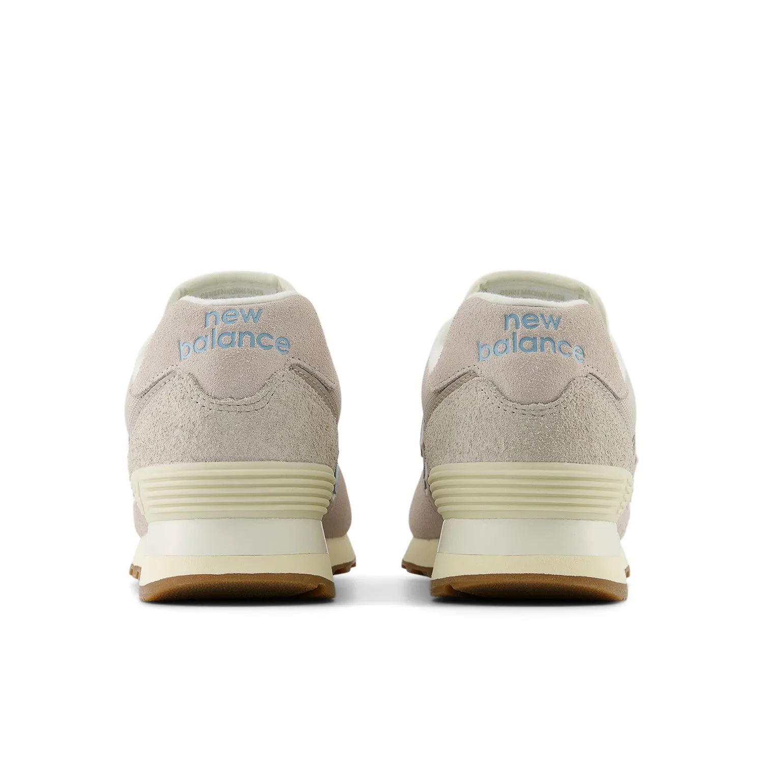 Women's New Balance 574 Core Color: Moonrock with Chrome Blue