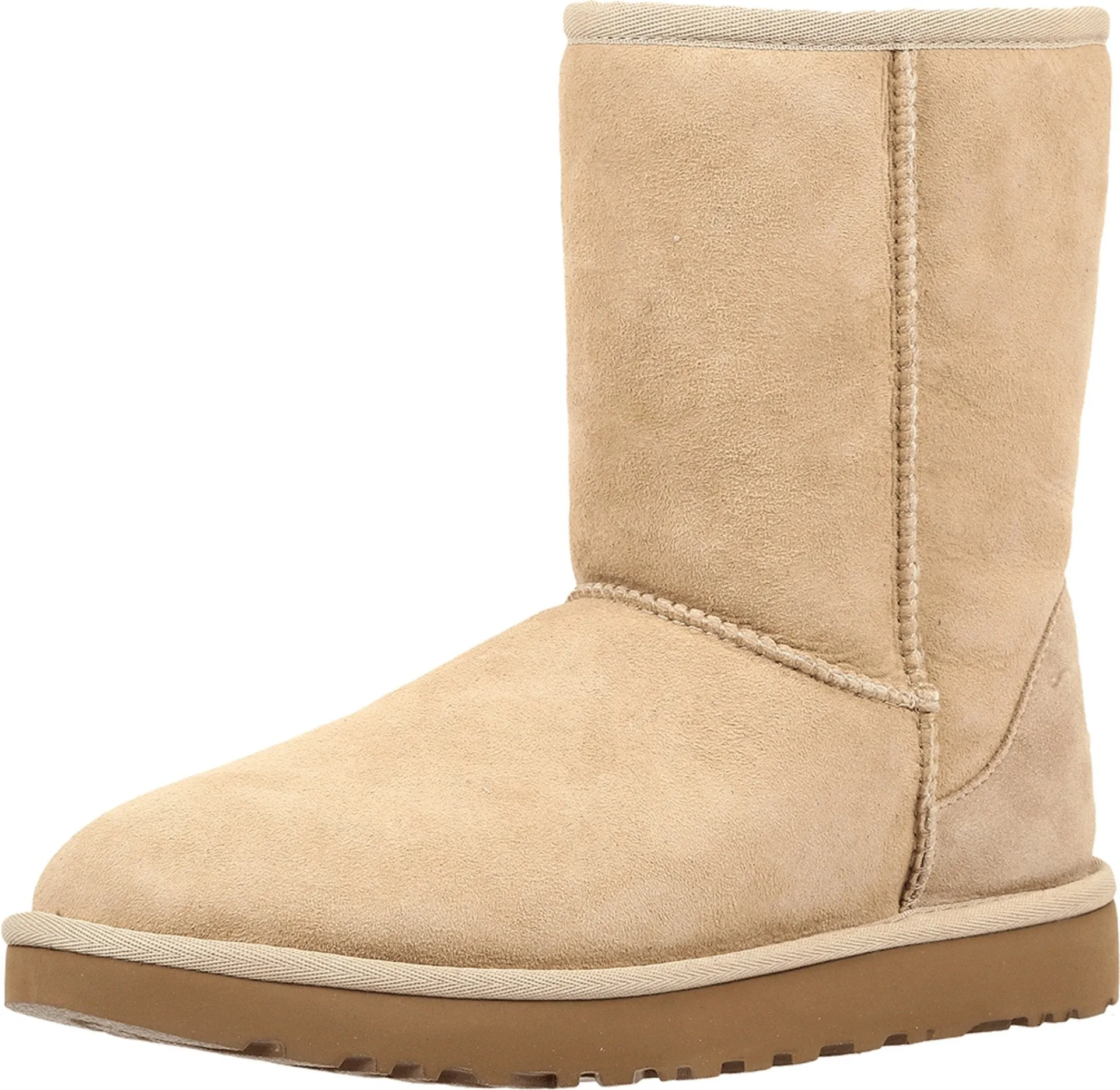 Women's Shoes UGG CLASSIC SHORT II Mid-Calf Sheepskin Boots 1016223 SAND