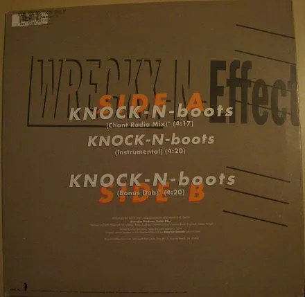 Wrecks-N-Effect - Knock-N-Boots (12", Single) (VG )